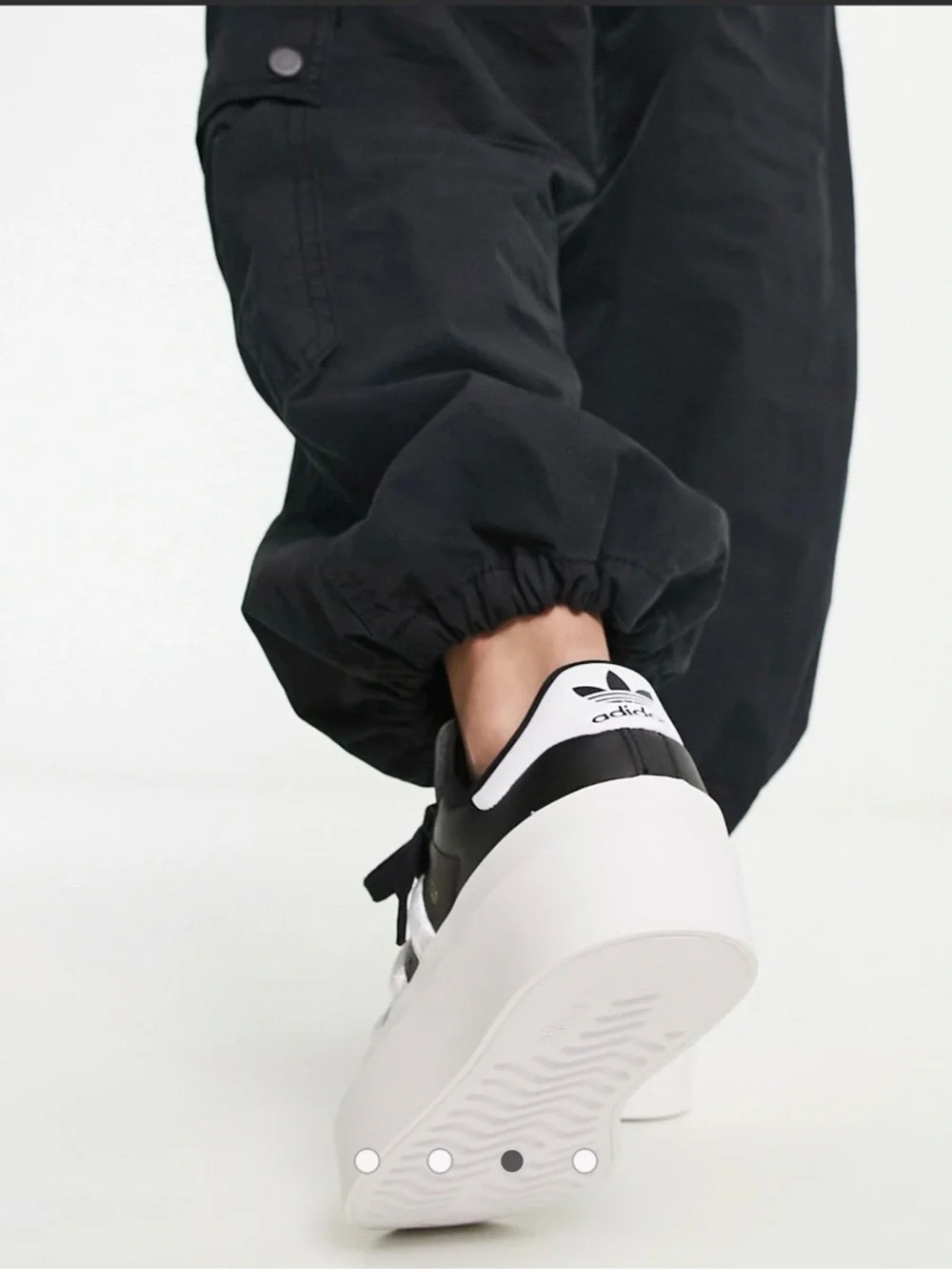 adidas Superstar Bonega W Black & White Platform gold superstar Sneakers - Picture 6 of 9